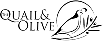 The Quail and Olive dark logo
