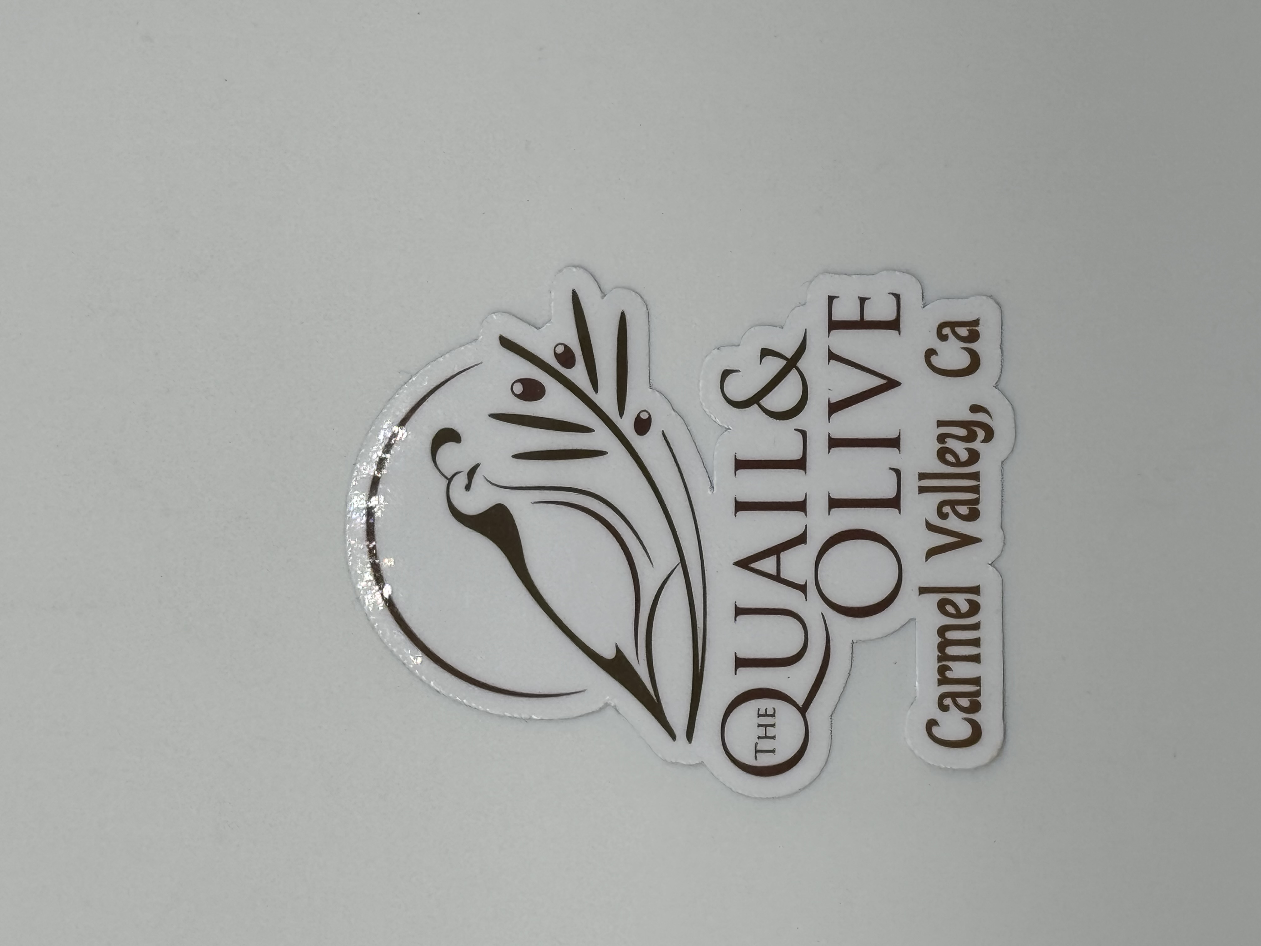 Product Image for The Quail and Olive Logo Sticker